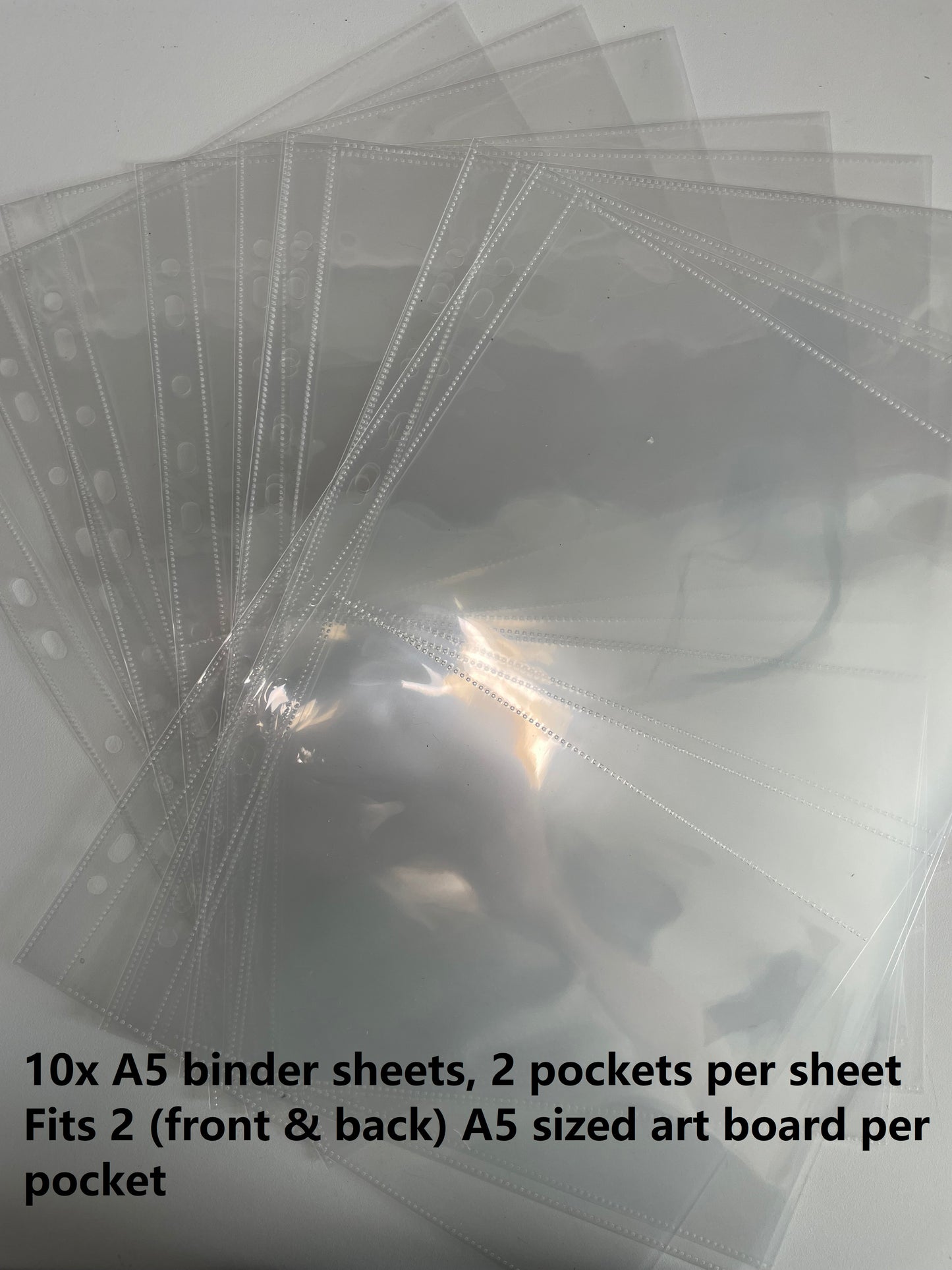 A5 Binder Sheet (10x sheets)